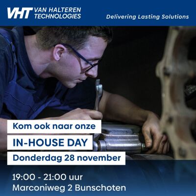 INHOUSE DAY op donderdag 28 november