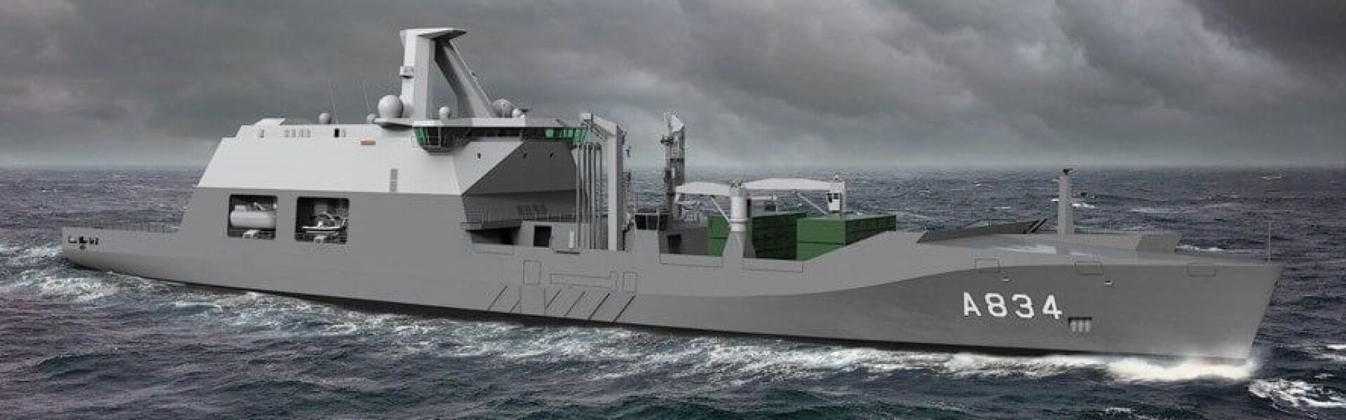 RAS Equipment for COMBAT Support Ship Zr Ms Den Helder